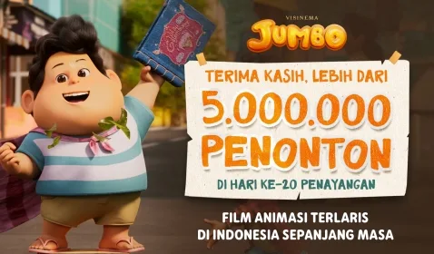 WOW! Film 'JUMBO' Raih 5 Juta Penonton!