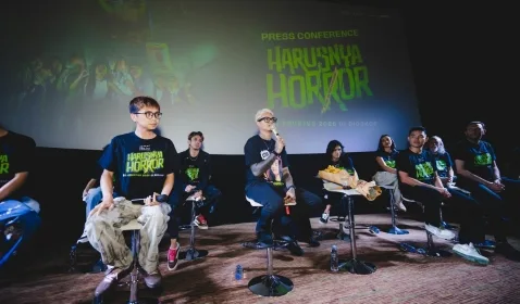Reza Arap dan Geng AAAClan Rilis Final Poster Film Harusnya Horror